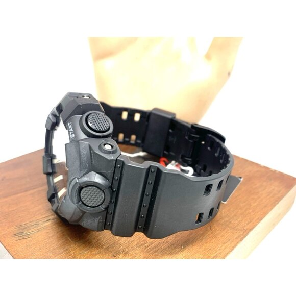 Casio G-Shock Men's Watch GA700-1B Quartz Black Resin Analog Digital 51mm 5522 - Picture 10 of 15